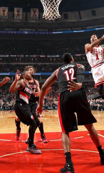 Rose scores 31 to lead Bulls past Blazers despite Aldridge's 35